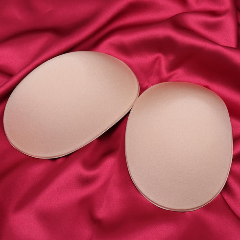 SUPVOX Women Shoulder Pads - Adhesive Shoulder Enhancer Anti-slip Cushion Push Up Pads 2pcs (Khaki)