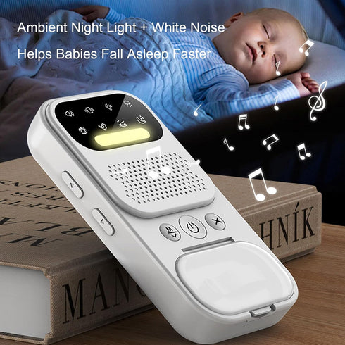Naroote Baby Sound Machine White Noise Machine for Infants Sleep Aid Device with Smart Sound Adjustments Bluetooth