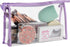 10 Pack Clear Zipper Cosmetic Bags for Makeup, Travel Size Toiletries (5 Colors, 9.6 x 2 x 5.5 In)