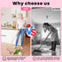 Set AIr Broom Sweeper, Multifunction Replaceable Silicone Broom, Household Squeegee for Floor Cleaning, Bathroom, Pet