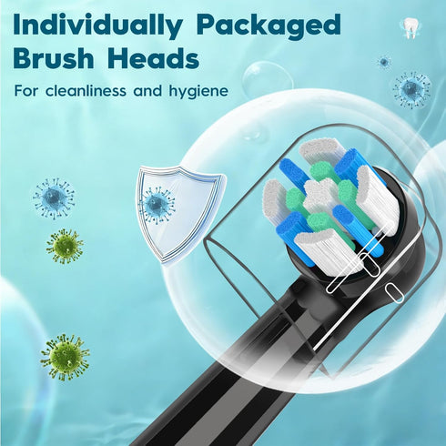 Swistarhan 12PCS 2/3/4/5/6/7/8/9/10 iO Replacement Heads Compatible with Oral b iO Series Electric