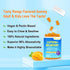 20mg Lutein & Zeaxanthin Gummies with Bilberry, Omega 3, Vitamin C, E - Sugar Free Eye Health Supplement for Adults &