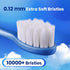 8812 Extra Soft Toothbrushes for Adults, 10000+ Bristles for Sensitive Teeth and Gum Recession (Full Head, 6 Count)