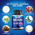 Brain Supplements for Memory and Focus, Nootropic Support for Concentration, 60 Capsules