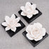 MOLIMAO Rose Flower Styling Essential Oil Diffuser Stone, Non-Electric, Handmade Products, Decorative Tabletops, Car