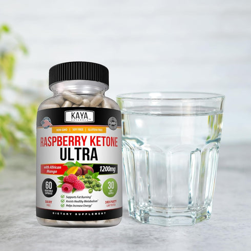 Kaya Naturals Keto Diet Raspberry Ketone - Weight Loss Supplement for Appetite Control & Metabolism - 60 Count