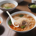 Eco Friendly Disposable Soup Spoons, 5.5" Sugarcane Fiber Spoon for Take-out Ramen Pho Noodles (50 PCS)