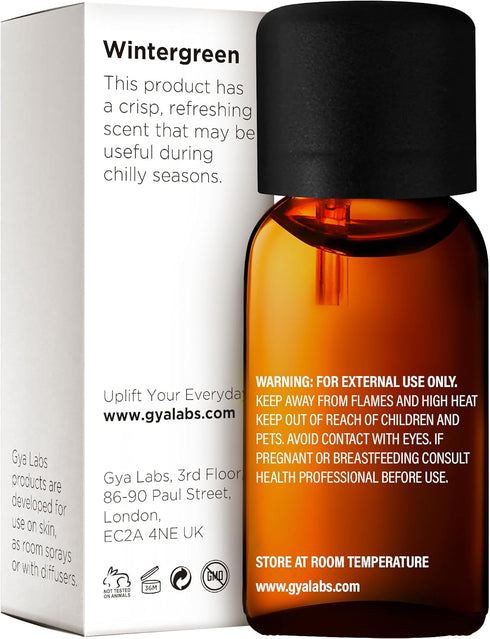 Set Set 2x0.34 oz Cistus & Wintergreen Essential Oil - Aromatherapy Grade Essential Oils - fl - Gya Labs