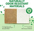 10 Pack Biodegradable Natural Kitchen Sponge, Compostable Cellulose and Coconut Walnut Scrubber Sponges