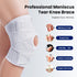 JOMVD Knee Brace for Meniscus Tear, Knee Pain, Adjustable Breathable Knee Support with Side Stabilizers for Knee Pain