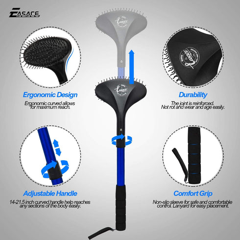 EASACE Telescopic Back Scratcher - 21.5 Inch Adjustable Backscratchers for Women, Men, Pregnant