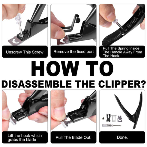 Nail Tip Clipper Edge Cutter Adjustable Stainless Steel Trimmer for Salon Home Art, Beauty Design DIY
