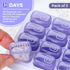 MEDca Format: Unknown Binding (Pack 2) 31 Monthly Pill Organizer - of Day Pill Organizer with Large Removable