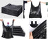 YIHUANYIFA 100 Counts 8-10 2 (8-10Gallon) Ultra Strong Gallon Black Trash Bags Mils Multi-Use Bin Liners Food Scrap