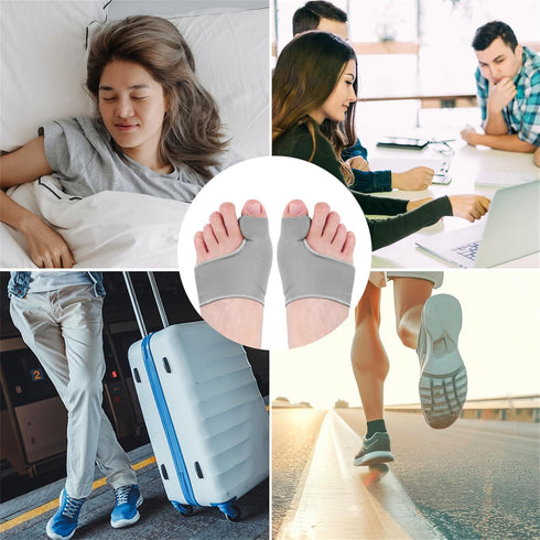 Bunion Corrector for Women Men, Bunion Socks Toe Corrector Big Toe Straightener Separator Pain Relief, 1 Pair