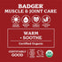 Badger Sore Muscle Rub, Organic Warming Balm with Cayenne Pepper and Ginger, 2 oz