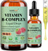 JUIWEFKK Vitamin B Complex Liquid Drops for Women Men & Kids, 15-in-1 VIT