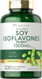 Carlyle Soy Isoflavones for Women and Men 1500mg | 200 Capsules | Non-GMO, Gluten-Free