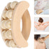 Ipetboom Wooden Roller Body Handheld Manual Massage Tool for Back Foot and Muscle Relief Lightweight Design for Home