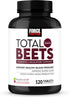 Force Factor Total Beets Blood Pressure Support with Grape Seed Extract, 120 Count for Heart Health
