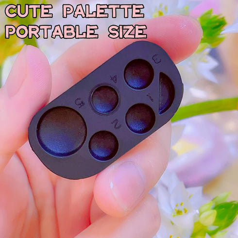 Lash Lift Brow Lamination Palette, DIY Eyelash Eyebrow Lifting Tray for Home Salon Use - 1000 Applications, Pink Black