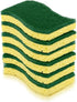 Pine-Sol Heavy Duty Scrub Sponges - Double Sided Dish Scrubber, 6 Pack Kitchen Essentials for Cleaning Supplies
