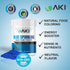 AKI Blue Spirulina Powder Pack, 1 Oz, Loaded with Antioxidants, Vegan Food Coloring for Smoothies and Pastries