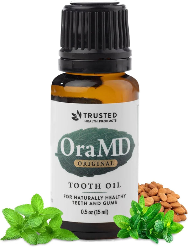OraMD Original Tooth Oil - All-Natural Solution for Healthy Gums, Fresh Breath & Sensitive Teeth (1-Pack)