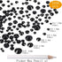 LPBeads 3456 Pieces Nail Crystals AB Nail Art Rhinestones Round Beads Flatback Glass Charms Gems Stones for Nails