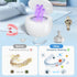 SHPMXUPW 200ML 45kHz 5-Minute Ultrasonic Retainer Cleaner Machine, Cleaning Pod for Jewelry Cleaner, Dentures, Mouth
