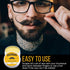 Moustache Wax Kit with 3" Folding Comb by BEST, Essential Grooming Set for Moustache Styling and Maintenance