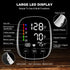 Blood Pressure Monitors for Home Use, Extra Large Blood Pressure Cuff, 6 in Large LED Backlit Display, USB Cable &
