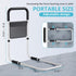 Hopelight Adjustable Bed Rail Support Handle with Storage Pouch, White and Black, Height Assist Safety Guard