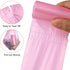 MECCANIXITY Small Trash Bags, 0.5 Gallon Garbage Bags for Mini Trash Can, Pink, 4 Rolls, 120 Counts