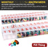 Set Set 2 1 Twice-a-Day Monthly Large Pill Organizer - AM/PM Medication Organizer for the Entire Month Pill Box