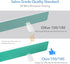 Nail File, 50 Pcs 100/180 Grit Nail Files for Acrylic, Gel, Dip Powder Nails, Washable Reusable Double Sided
