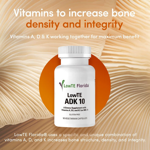 ADK 10-90 Capsules, Vitamin D3 K2 & A, Multivitamin Supplement for Stronger Bones, Teeth & Heart, High Potency