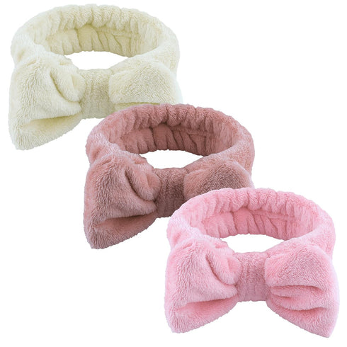 WSYUB Spa Headbands, Makeup Headbands, Bow Headband for Washing Face, Skincare Headbands for Women