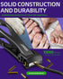 SZQHT Ultra Wide Jaw Opening Nail Clippers Set, Heavy Duty Stainless Steel Toenail Clippers for Seniors, Men & Women