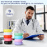 64 Pcs Retainer Case with Vent Holes - Multicolor Dental Storage Container for Office, Travel, Household (9 Colors)
