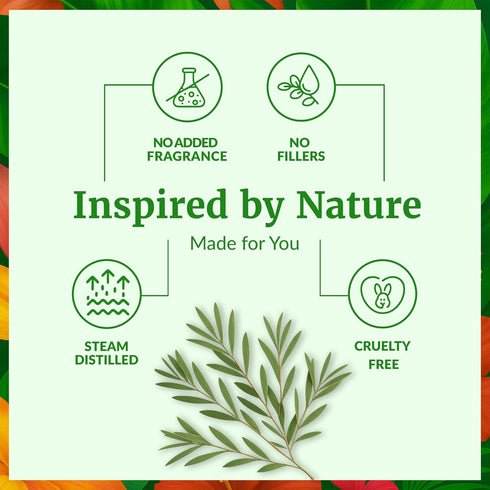SVA Tea Tree Essential Oil 4 Fl Oz, 100% Natural for Diffuser, Hair Care, Skin Care, Aromatherapy