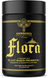 Ambrosia Flora Digestive Enzymes with Probiotics and Prebiotics, Plant-Based Gut Health Supplement, 32 Billion CFU,