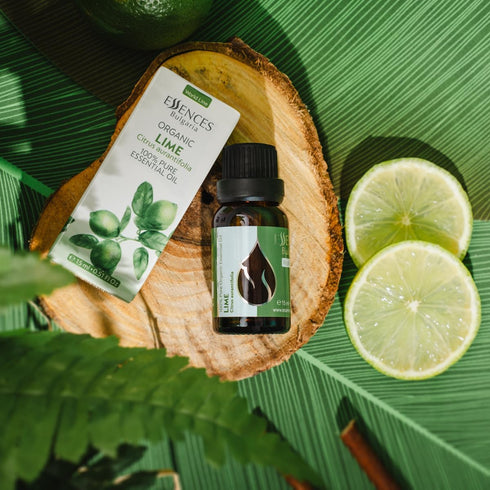 Essences Bulgaria Organic Lime Essential Oil 0.51 Fl Oz, 100% Pure Natural for Aromatherapy and Skin Care