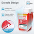 Sharps Container Small, Portable Needle Disposal and Travel Size Biohazard Bin, 1 Quart (Pack of 3)