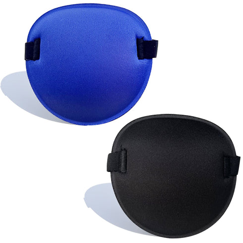 2PCS Soft Medical Eye Patches, Adjustable Amblyopia Lazy Eye Patches for Kids and Adults, Pirate Eye Patches