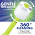 Brilliant Oral Care Child Toothbrush, Soft Bristles and Round Head for Ages 2-5 Years, Lime, 1 Pack