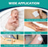 YHOVID 4" 4.75" 80 Swimming, Transparent Film Dressing x Box of - Waterproof Bandages for Showering, Wounds, Post