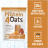 PEScience Select Protein4Oats, Peanut Butter and Honey, 12 Serving, Whey and Casein Blend for Oats and Oatmeal