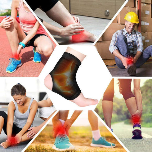 Vinaco Ankle Brace - 2 Pack Breathable Ankle Support for Sprained Ankle, Adjustable Wrap for Men & Women