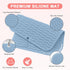 Plus Size Silicone Heat Resistant Mat - Portable Travel Pad for Curling Iron, Flat Iron, Hair Styling Tools (12.0" x